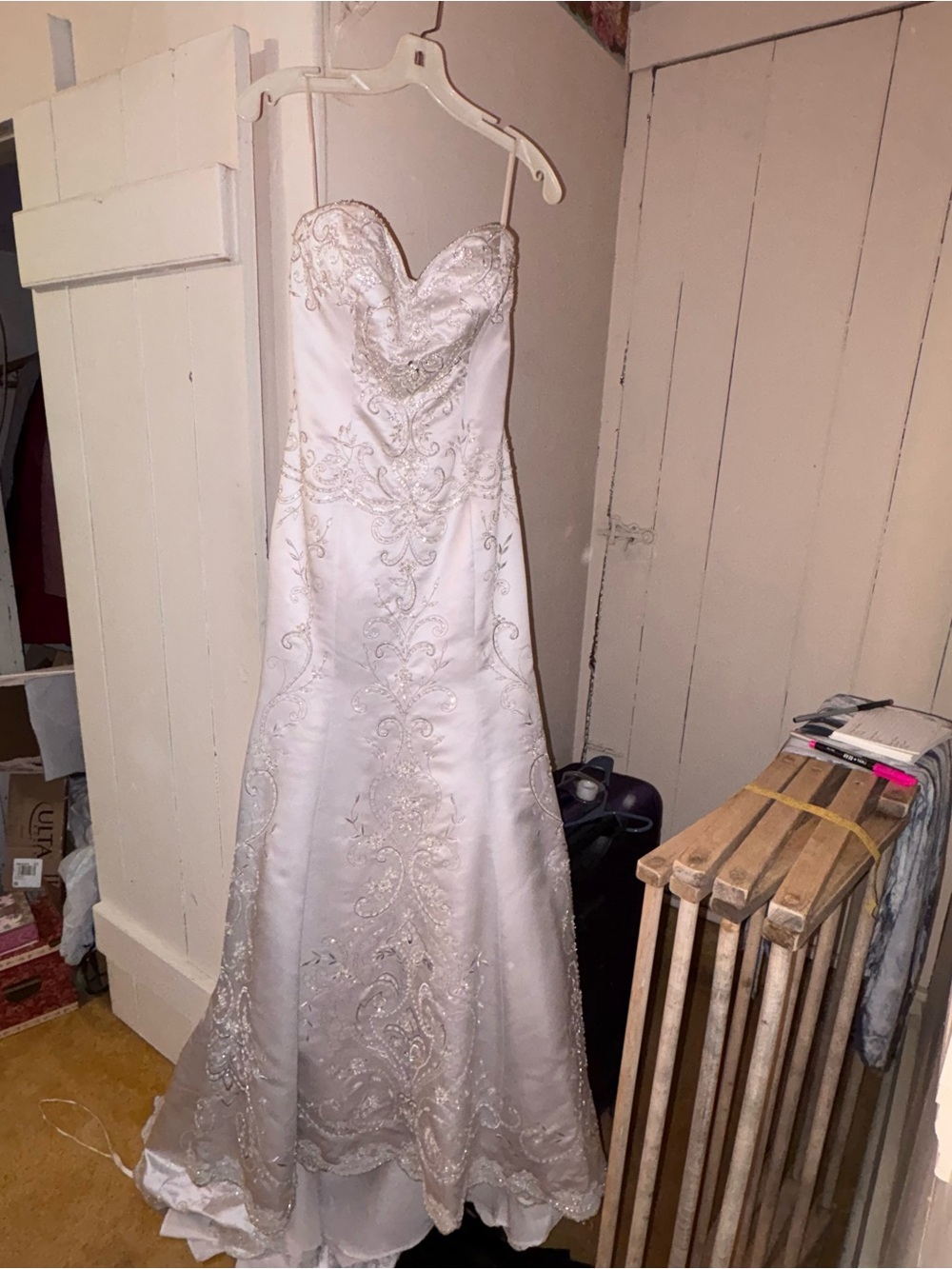 Vintage Casablanca Bridal Style 1957 Wedding Gown Sz 8